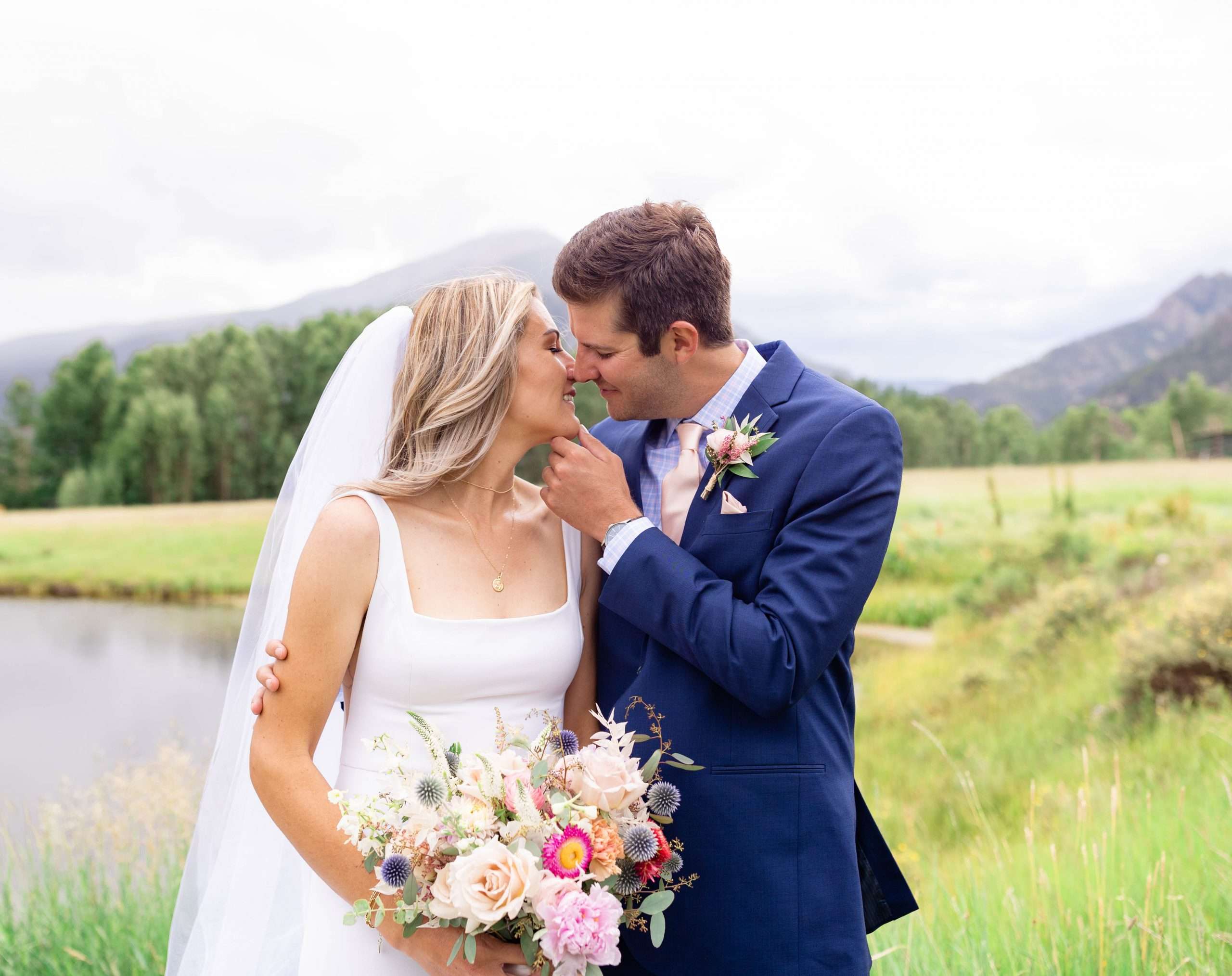 Rainy and Bright Wedding Day in Colorado
