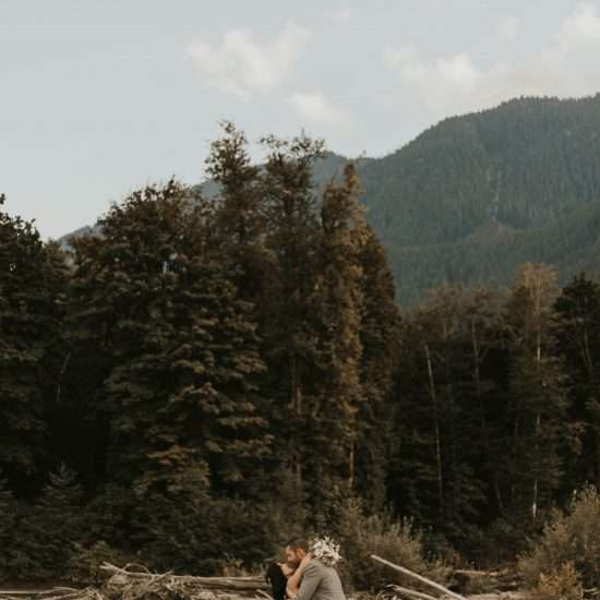 Romantic and Moody Helicopter Elopement