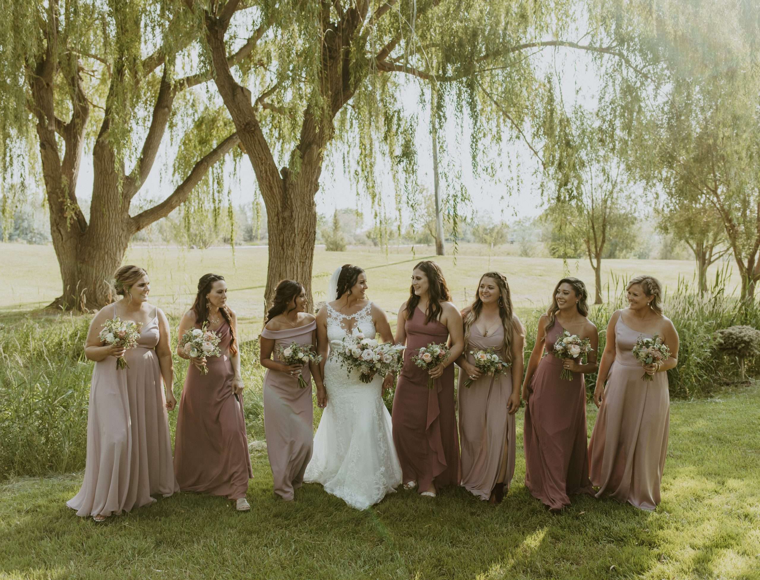 vineyard bridesmaid dresses An Intimate Vineyard Wedding at Roblar Winery