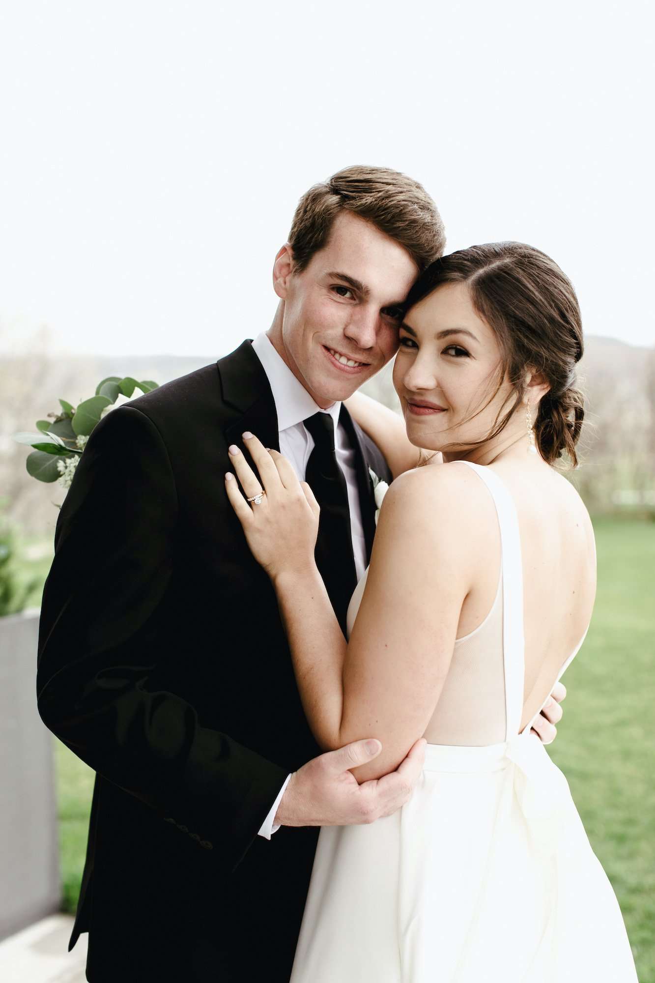 Classic Black and White Colorado Wedding Day