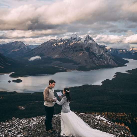 Dreamy and Picturesque Alberta Elopement