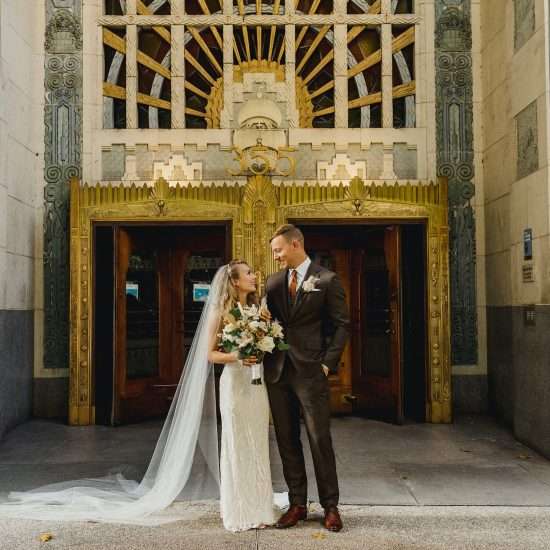 Elegant Downtown Vancouver Club Wedding