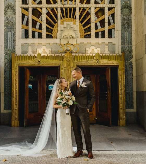 Elegant Downtown Vancouver Club Wedding