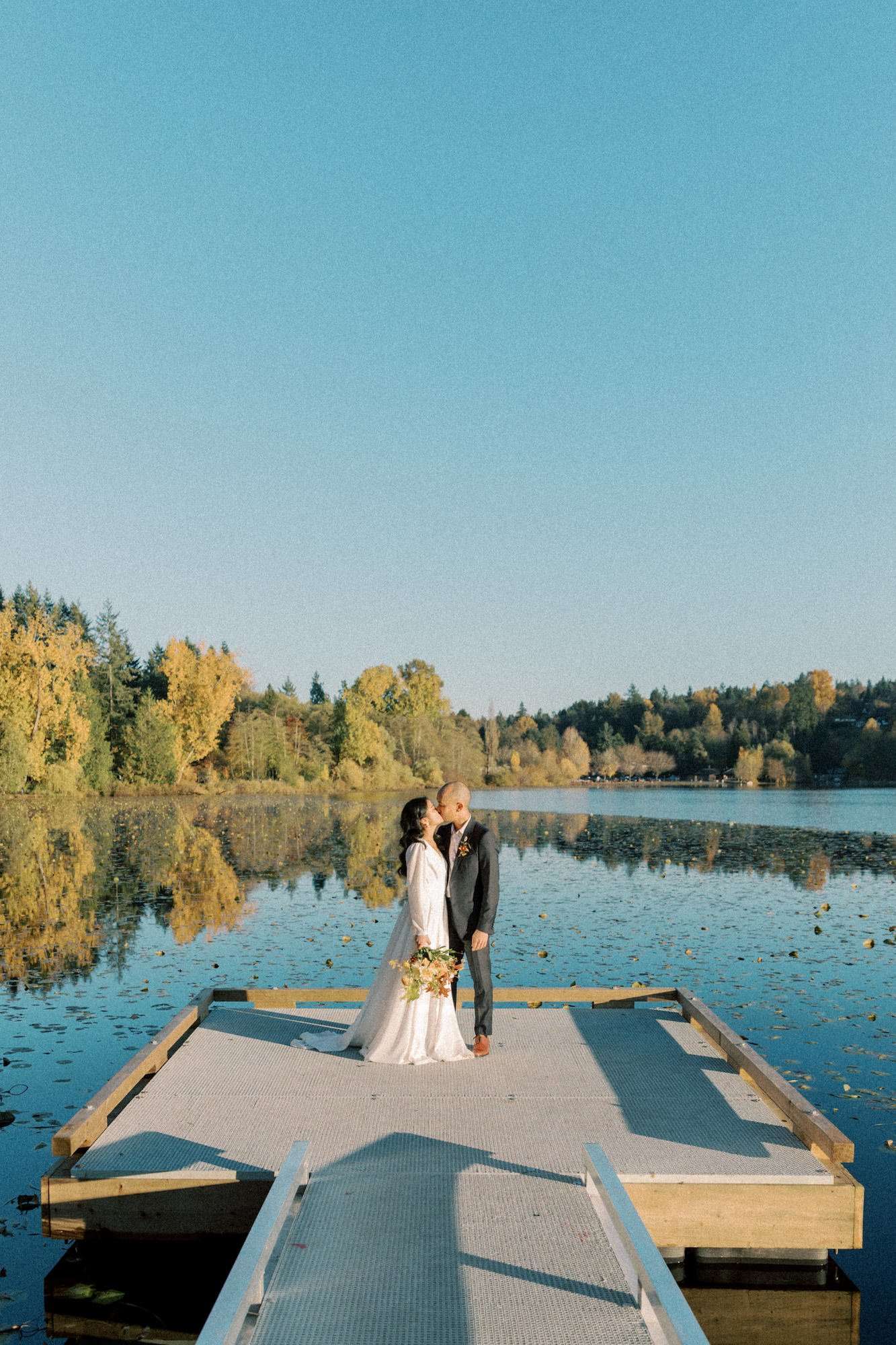 Lakeside Autumn Elopement Inspiration