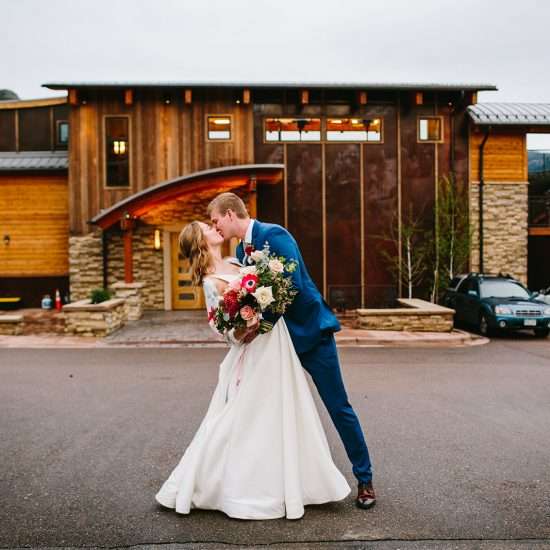 Vibrant and Rainy Estes Park Wedding
