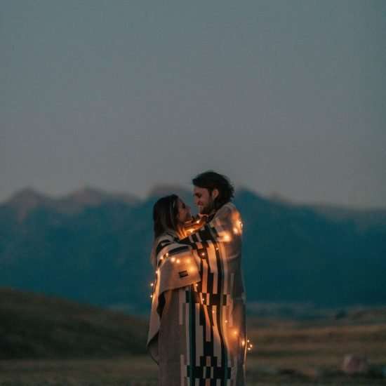 Dazzling Montana Sunset Engagement