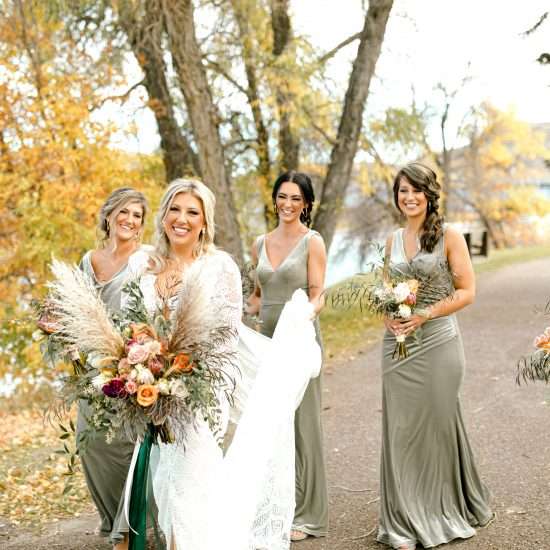 Shades of Green Montana Wedding