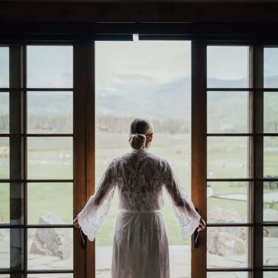 Classic Mountain White Rose Filled July Wedding at Devils Thumb Ranch