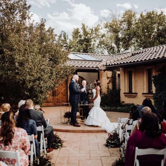 Dark and Moody Villa Parker Summer Wedding