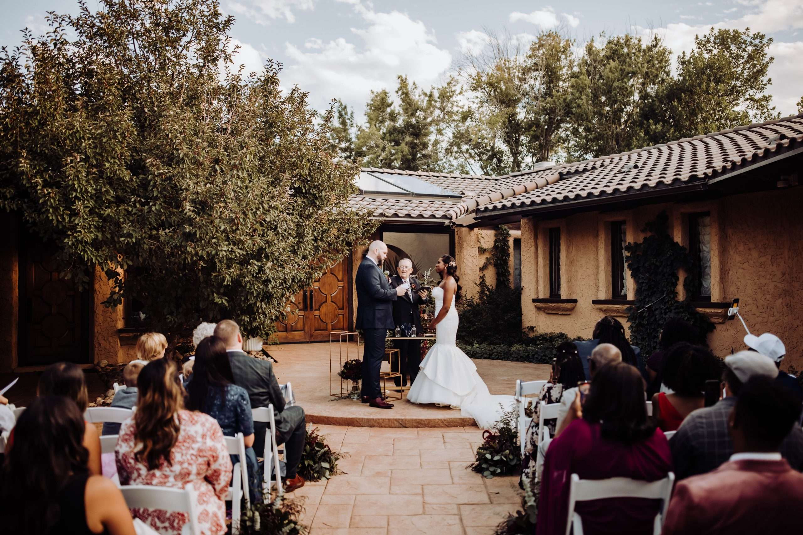 Dark and Moody Villa Parker Summer Wedding