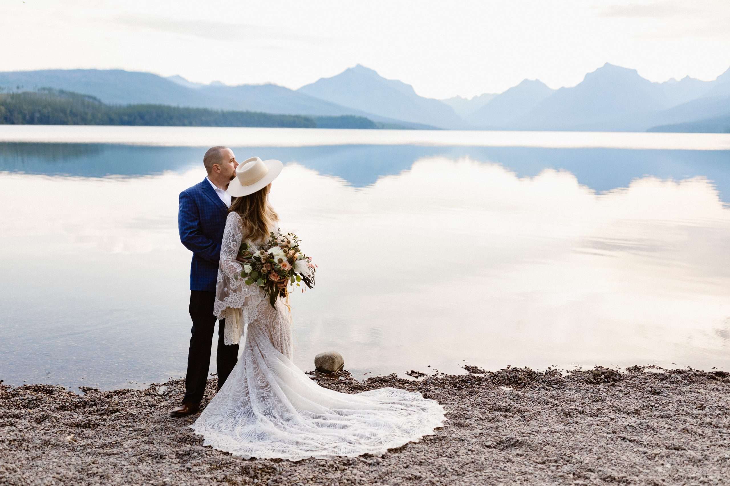 Breathtaking Boho Glacier National Park Elopement