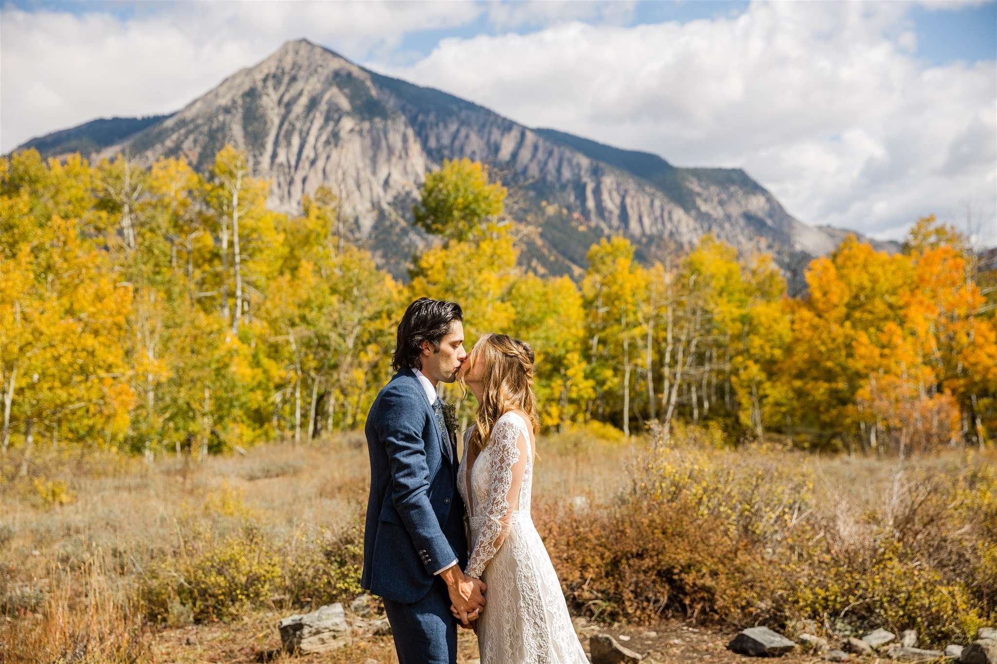 Colorful Fall Crested Butte Wedding at Horse Ranch Park