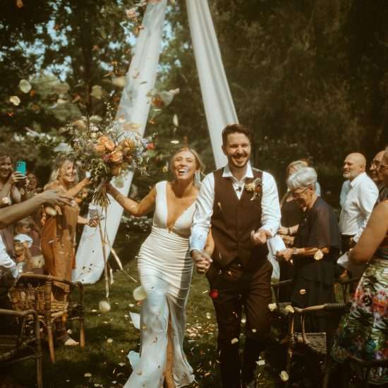 Retro and Relaxed Garden Wedding