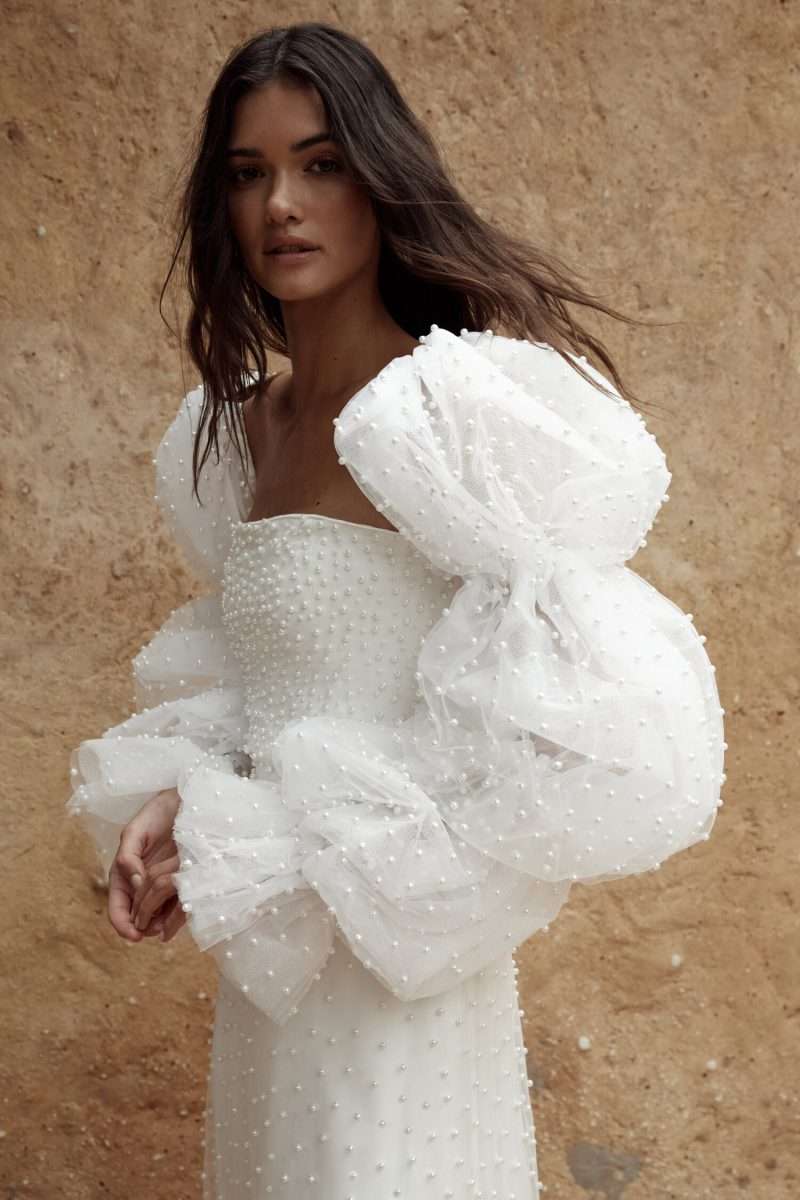 statement dress Bold Dresses | Shop Now  Club L London the Splendor Dress creates soft movement with every step 16 Bridal Gowns with a