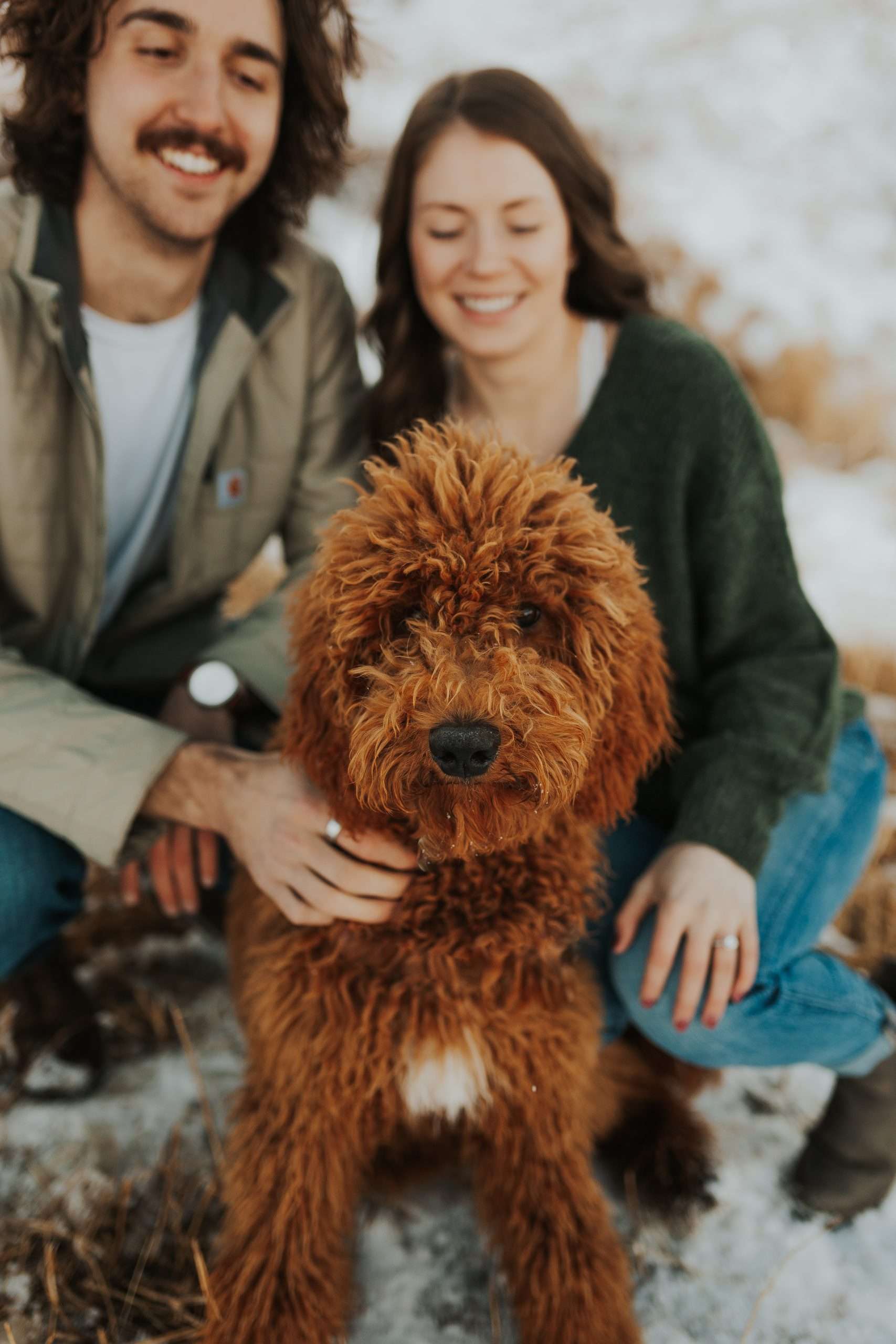 Winter Flatirons Engagement Session
