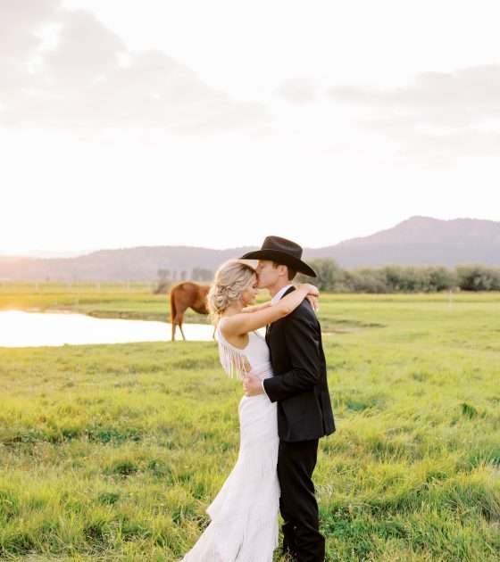 Wild West Meets Boho Wedding in Wyoming