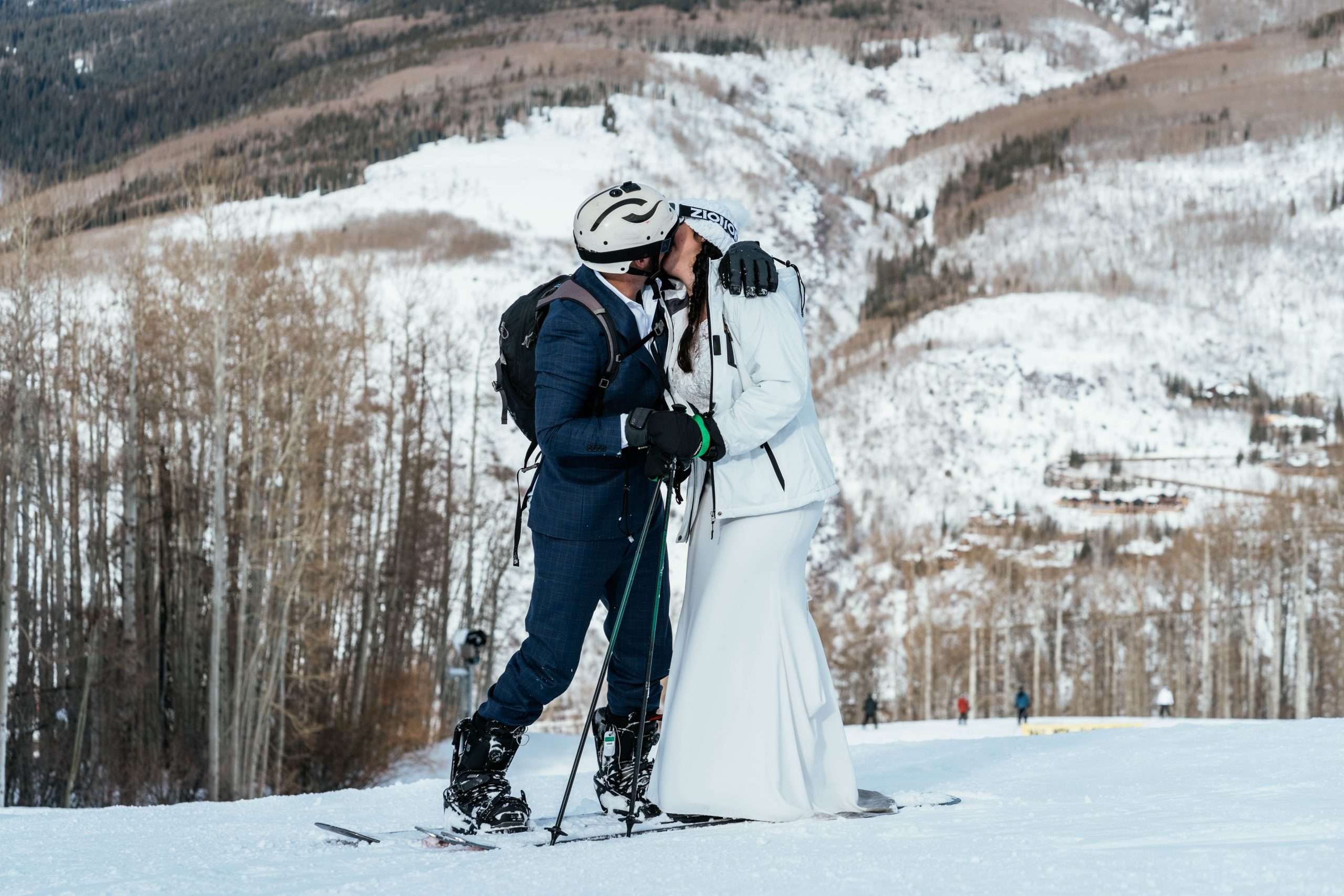 Epic Ski Slope Elopement in Vail