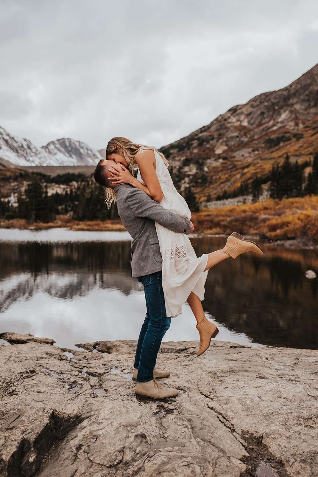 Playful and Passionate Breckenridge Engagement Session
