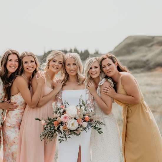 Romantic and Contemporary Alberta Wedding