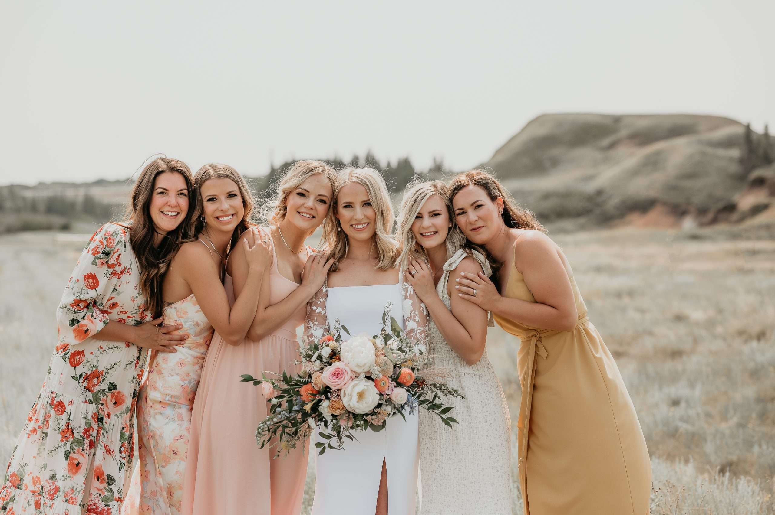 Romantic and Contemporary Alberta Wedding
