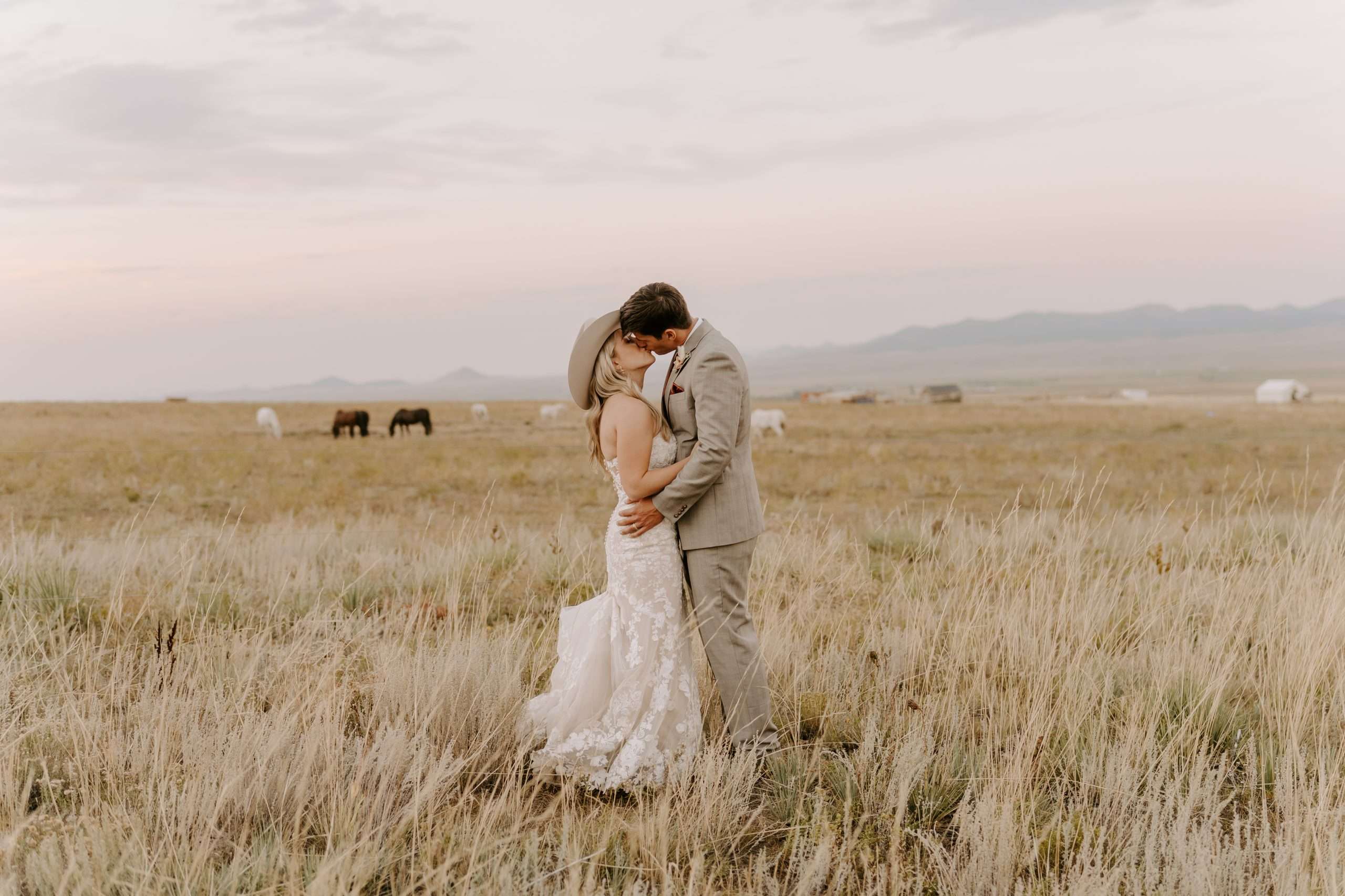 Rustic Boho Ranch Wedding in Colorado