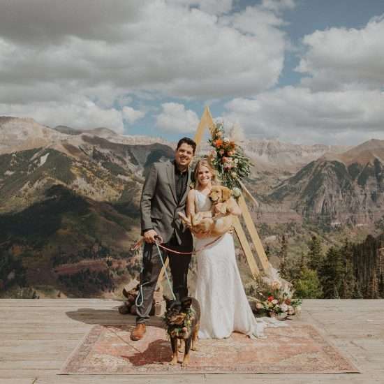 Blissful Bohemian Telluride Wedding
