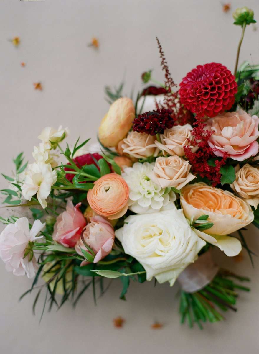 Blush and Orange Hued Wedding at The Broadmoor