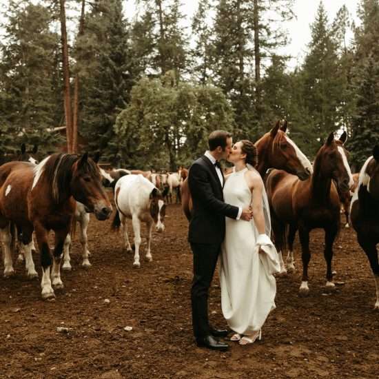 Rustic and Modern Montana Dude Ranch Wedding