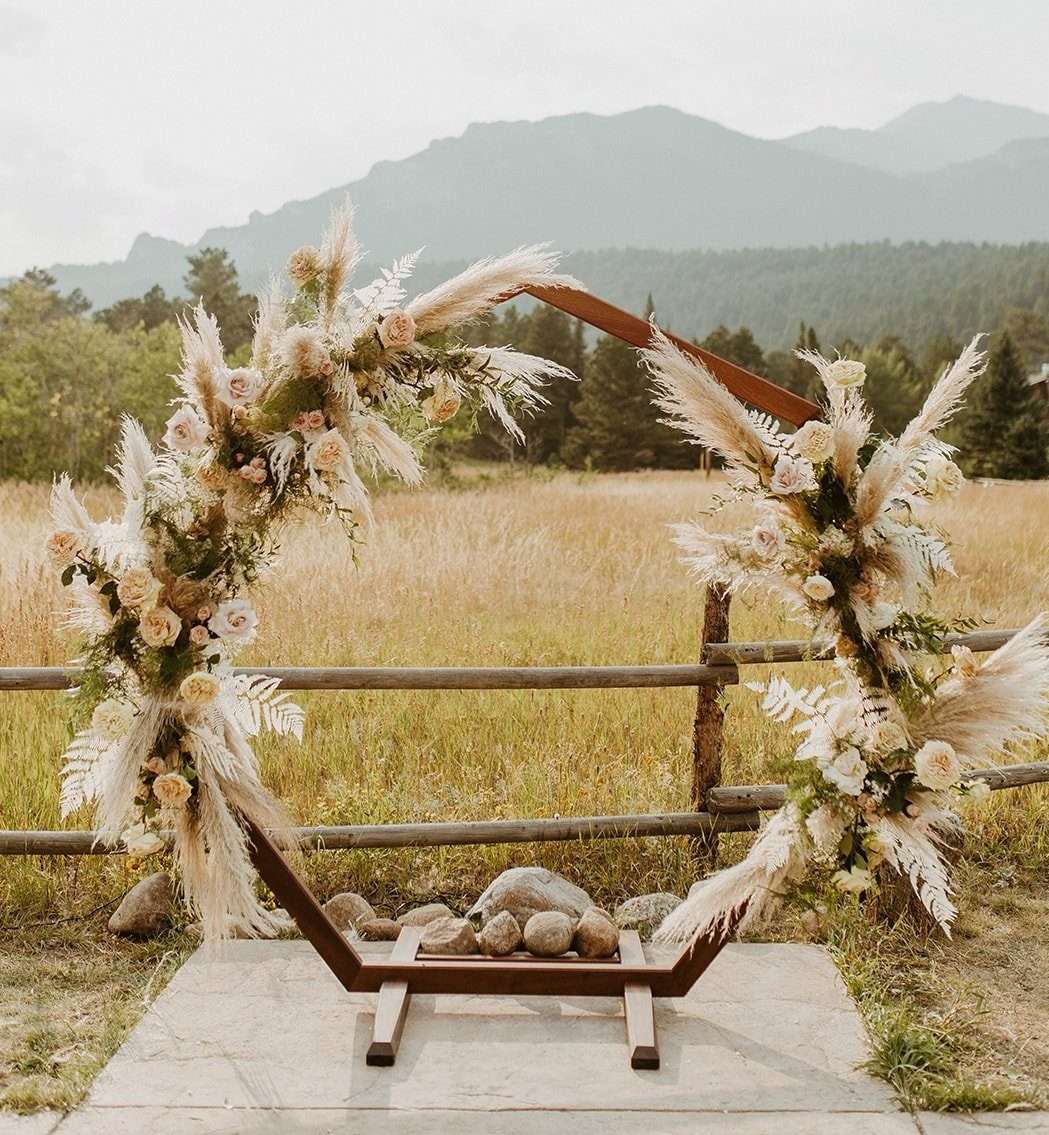 Blushing Boho and Rustic Wedding in Colorado