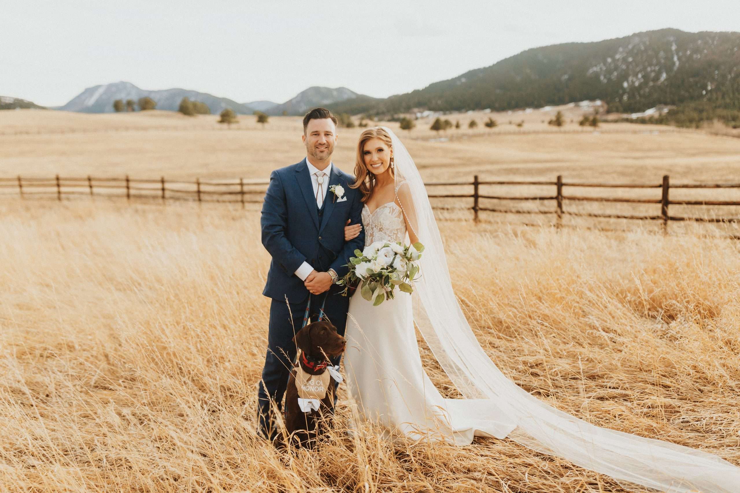 A Rustic and Western Chic Wedding in Colorado
