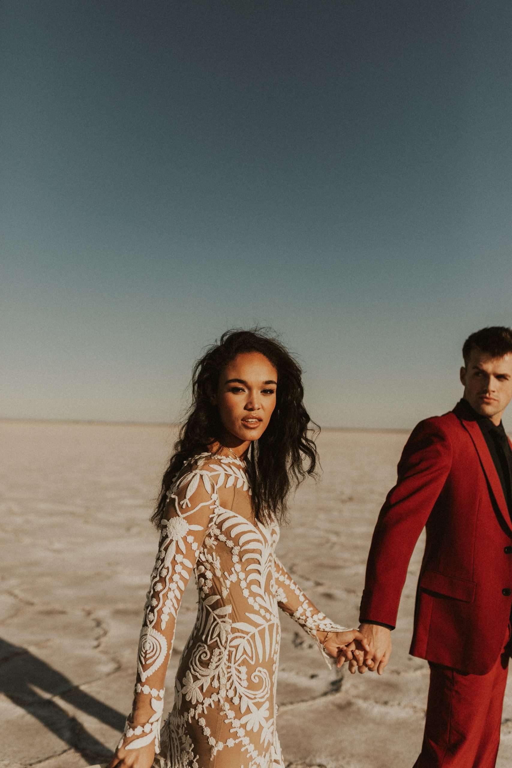 Radiant Styled Bridals at the Salt Flats