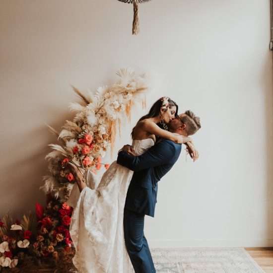 Passionate Elopement at a Wine Bar in Denver