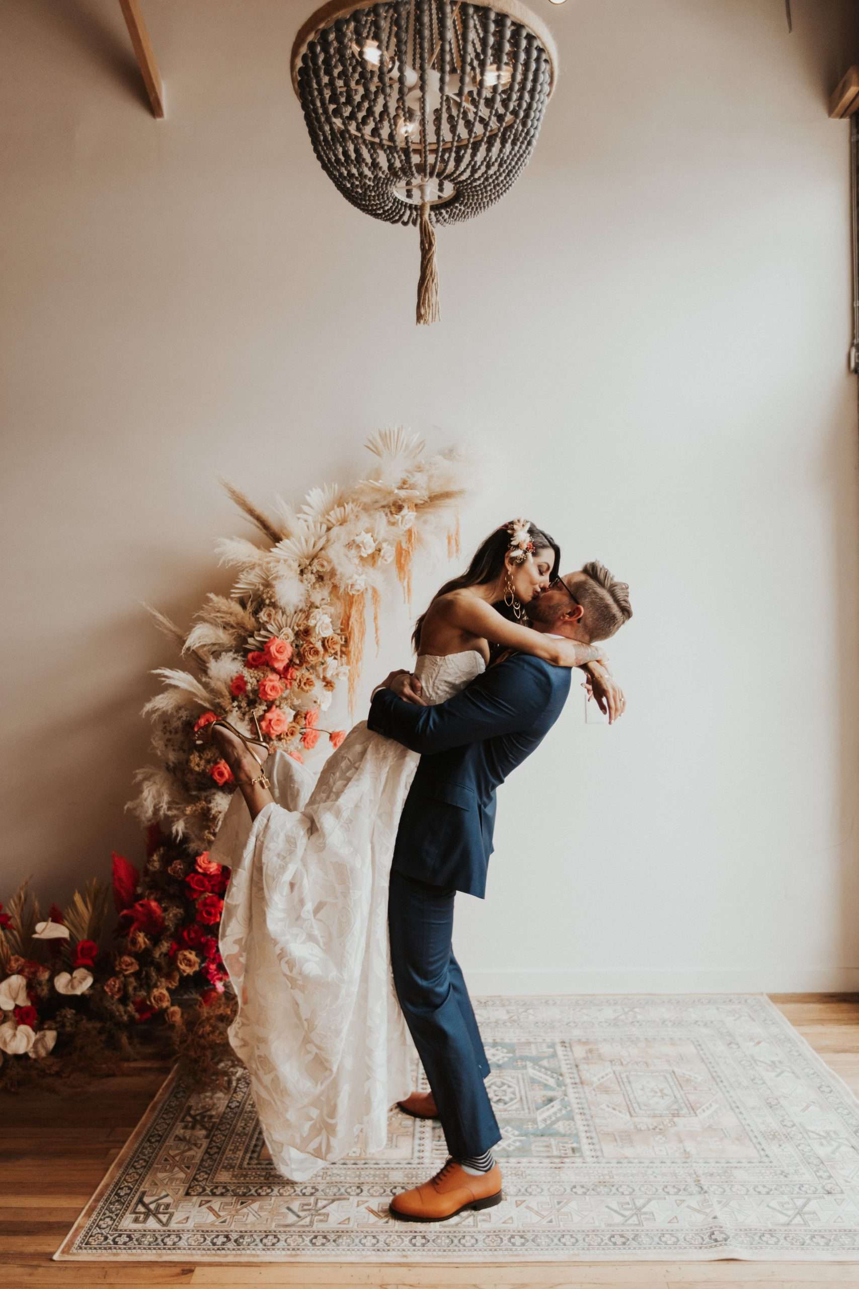 Passionate Elopement at a Wine Bar in Denver