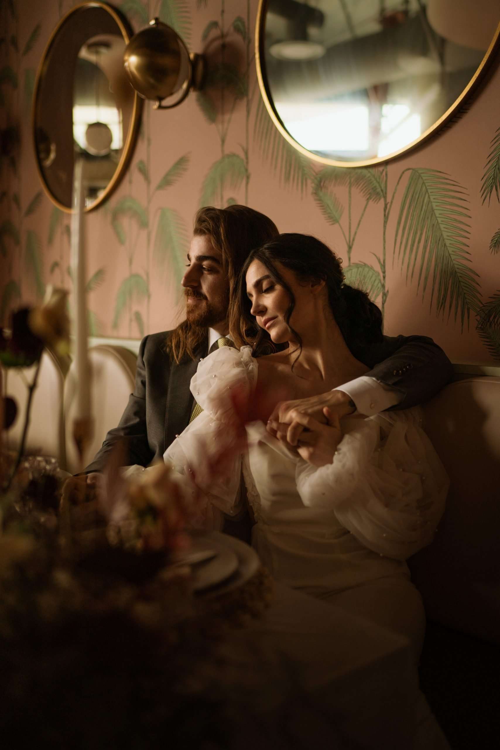 Moody Meets Retro Elopement Inspiration
