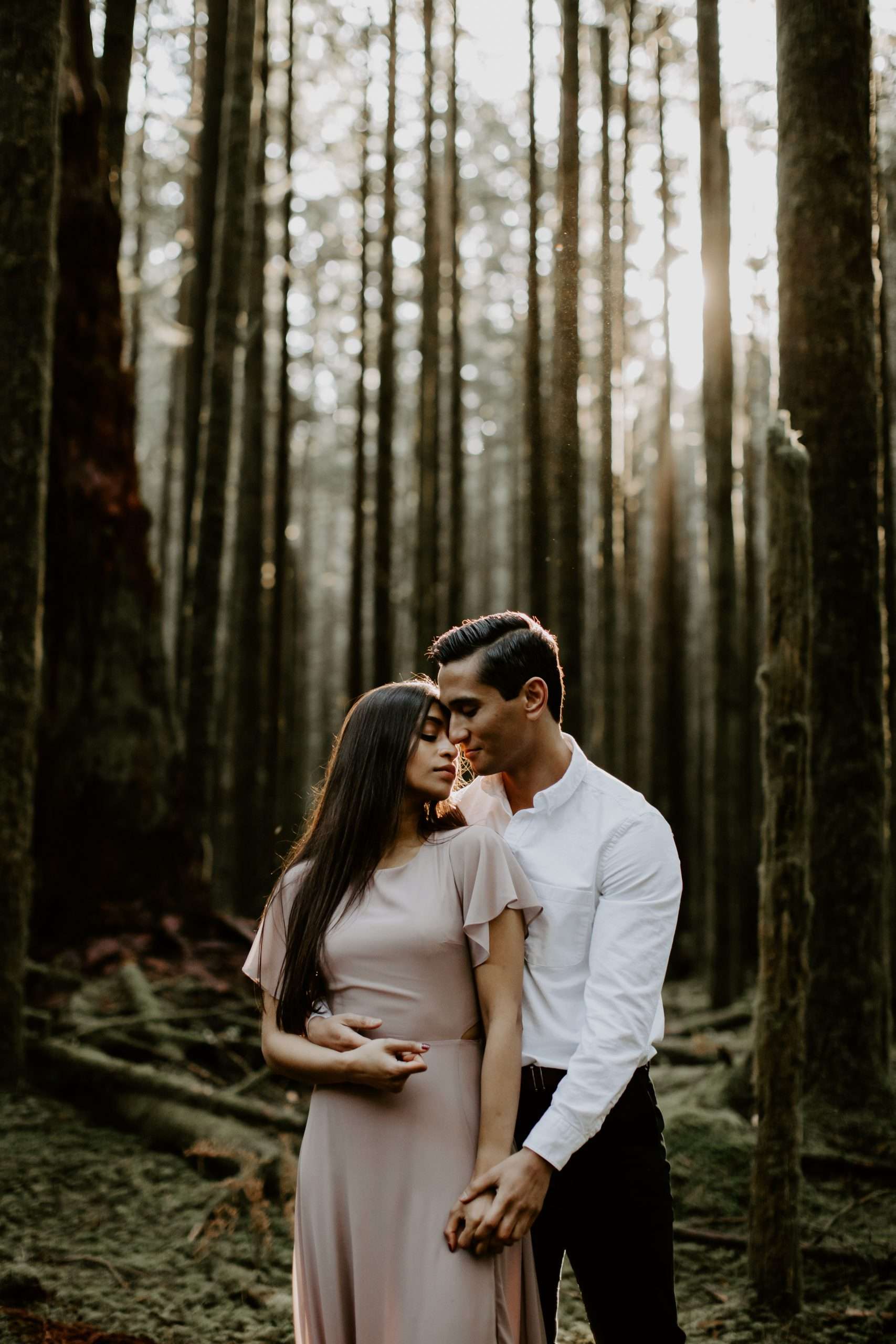 Moody and Scenic Engagement Photos in British Columbia