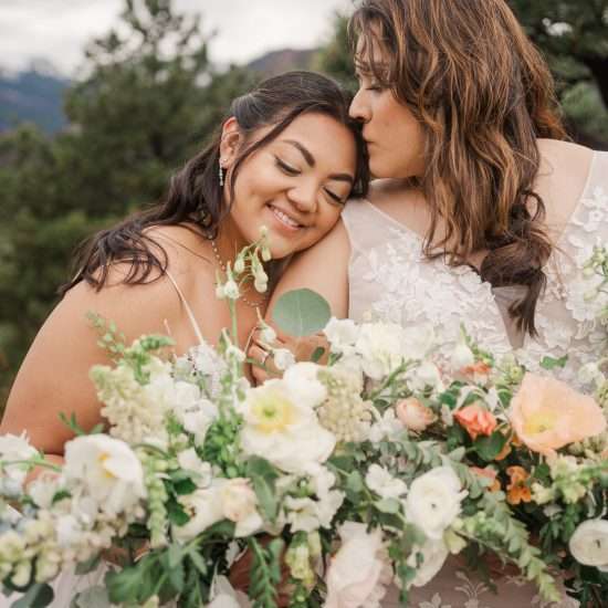 Rainy and Romantic Elopement in Estes Park