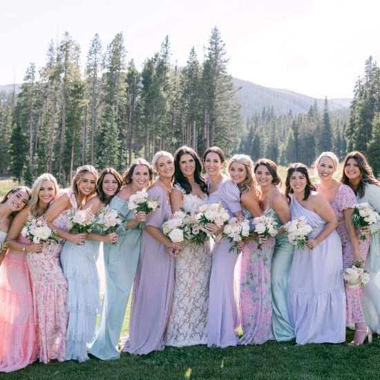 Pretty in Pastels Wedding in the Mountains
