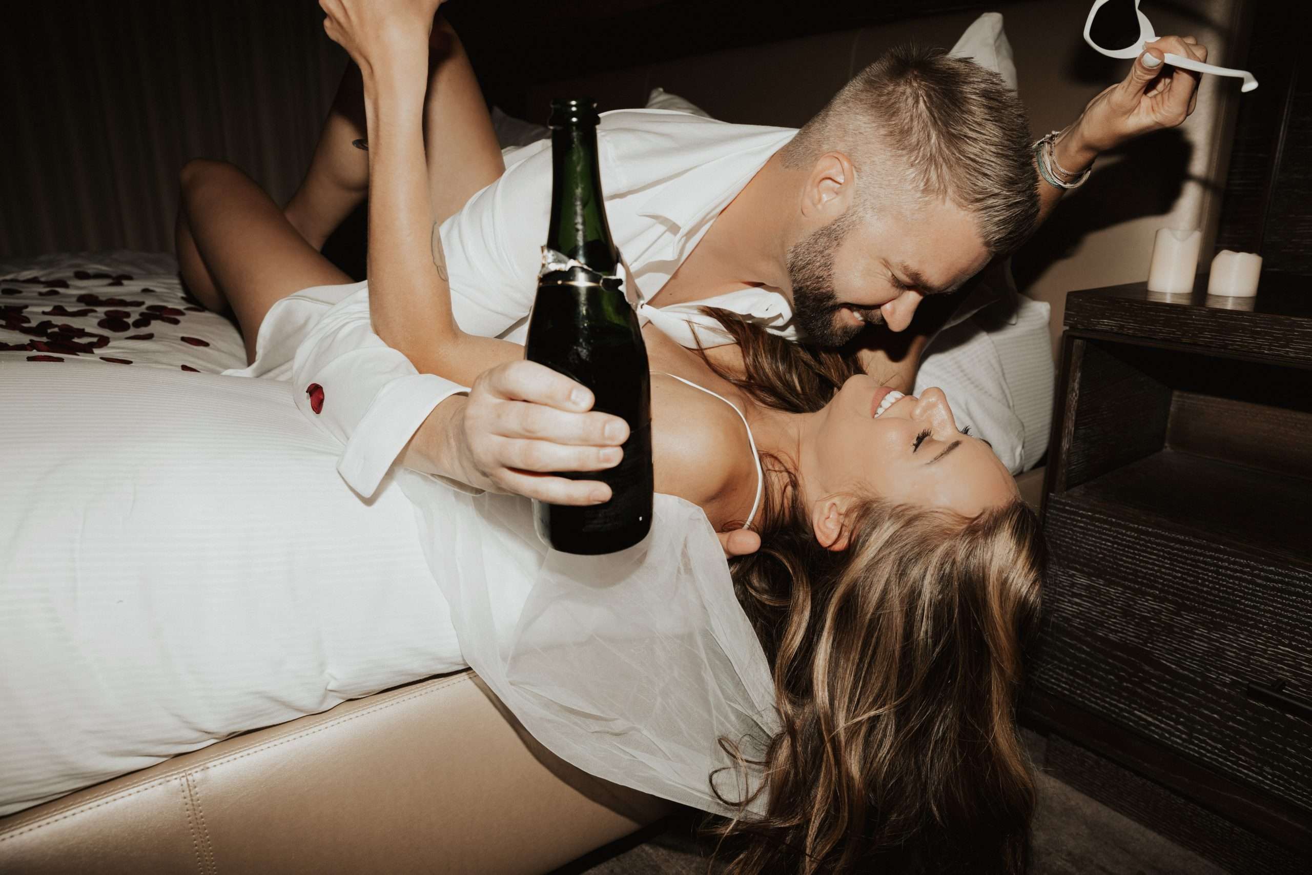 Moab Elopement with Steamy Night-Before Photoshoot