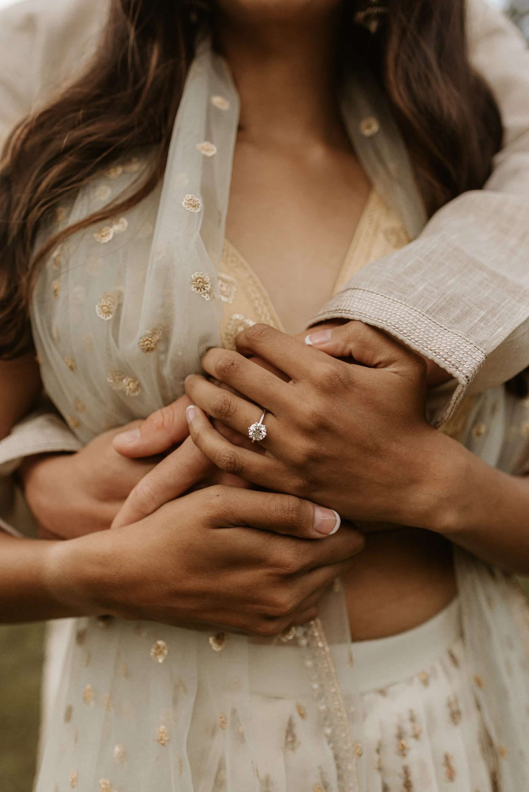 Darling Engagements with Traditional Indian Outfits