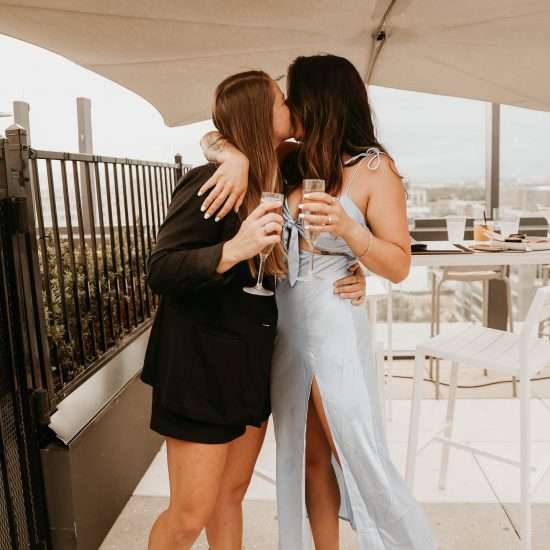Romantic Rooftop Proposal in Downtown Denver
