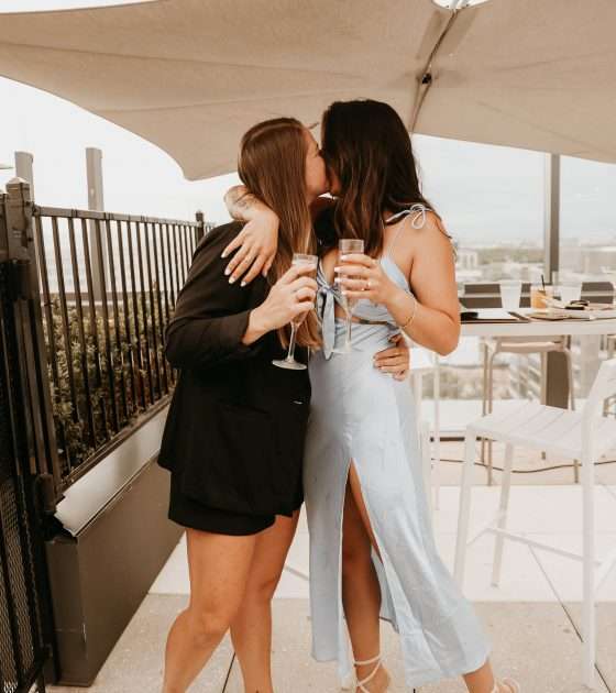 Romantic Rooftop Proposal in Downtown Denver