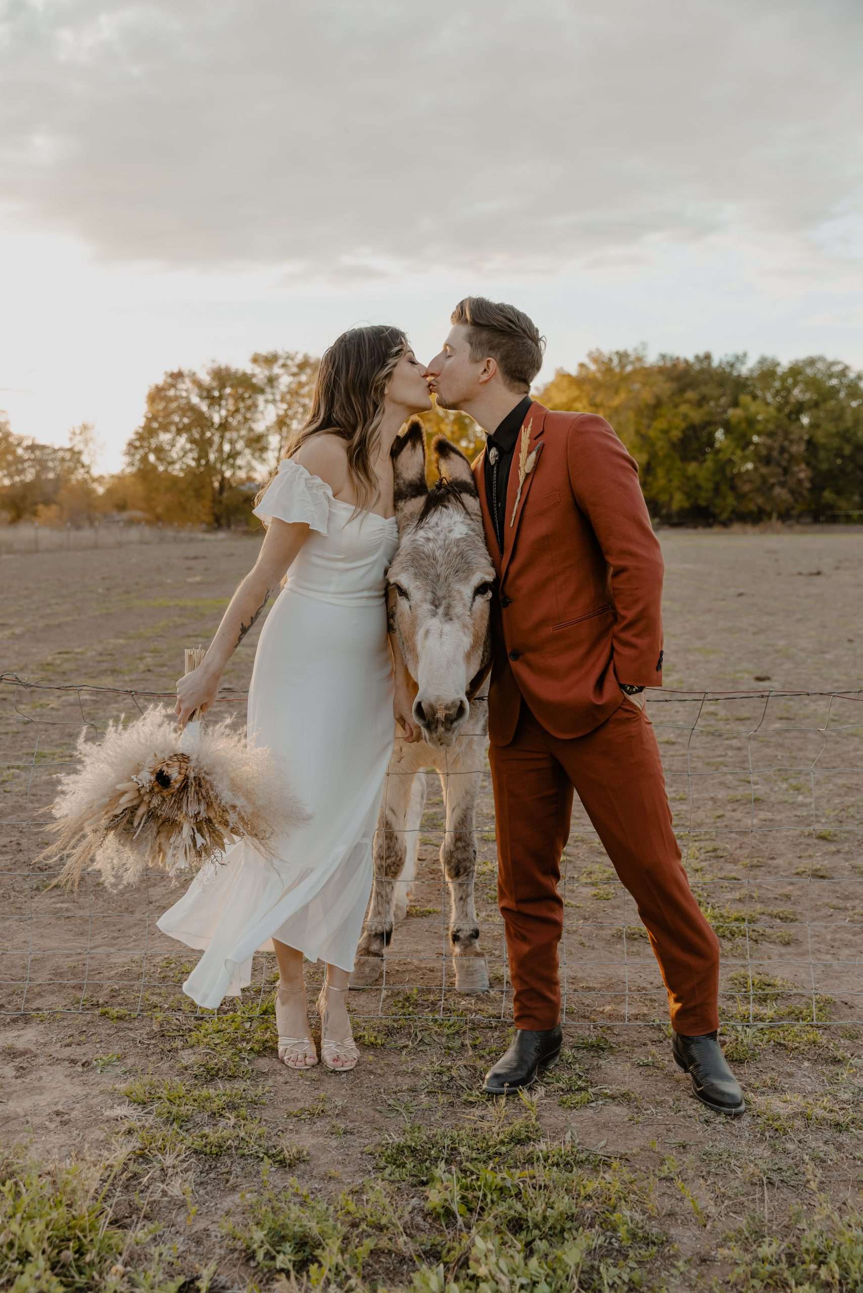Eclectic Europa Farm Festival Wedding