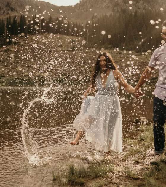 Taos Engagement Photos in Hidden Gem Location