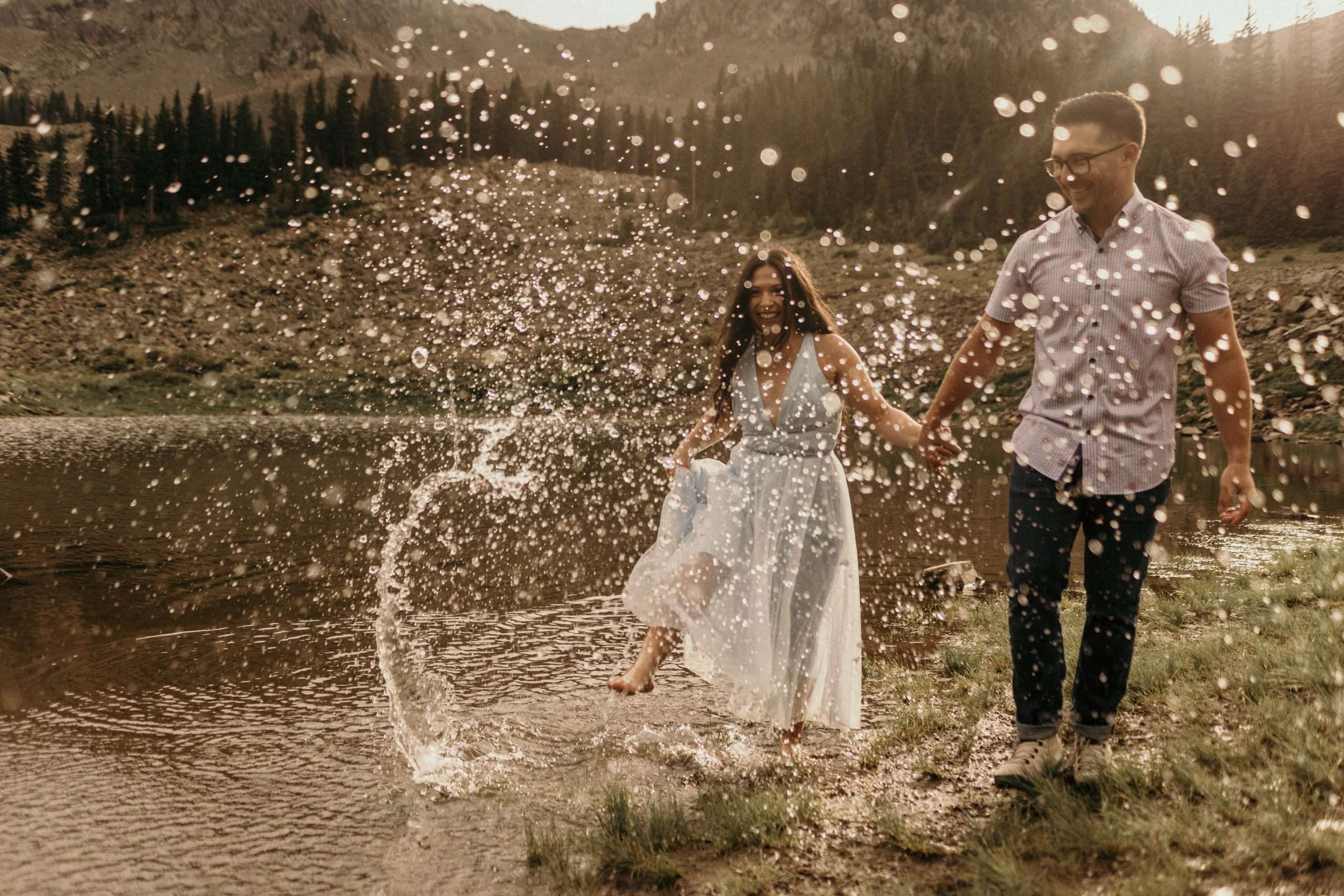 Taos Engagement Photos in Hidden Gem Location