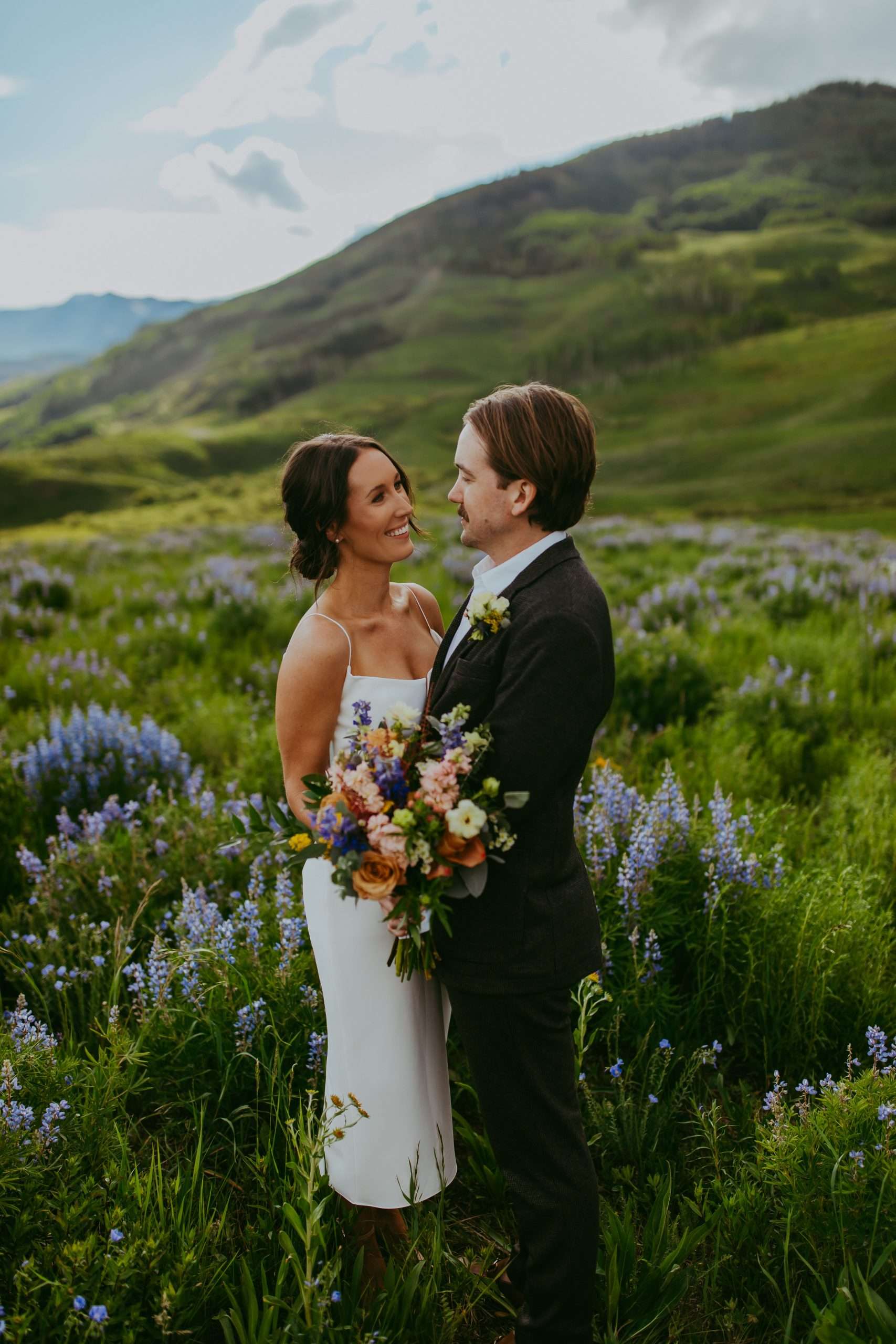 Vibrant Wildflower Elopement in Crested Butte
