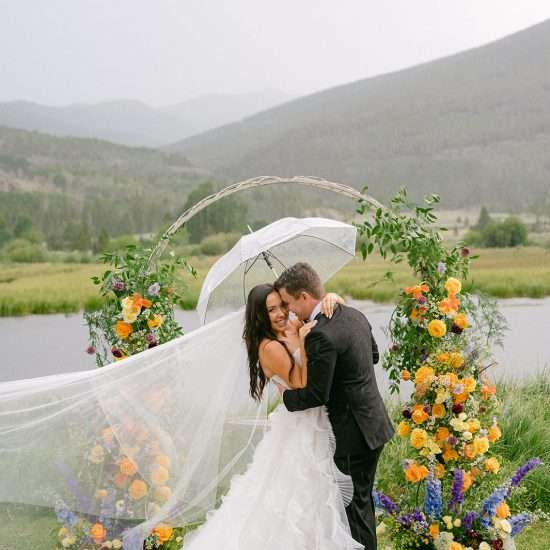 Colorful Colorado Wedding in the Rain