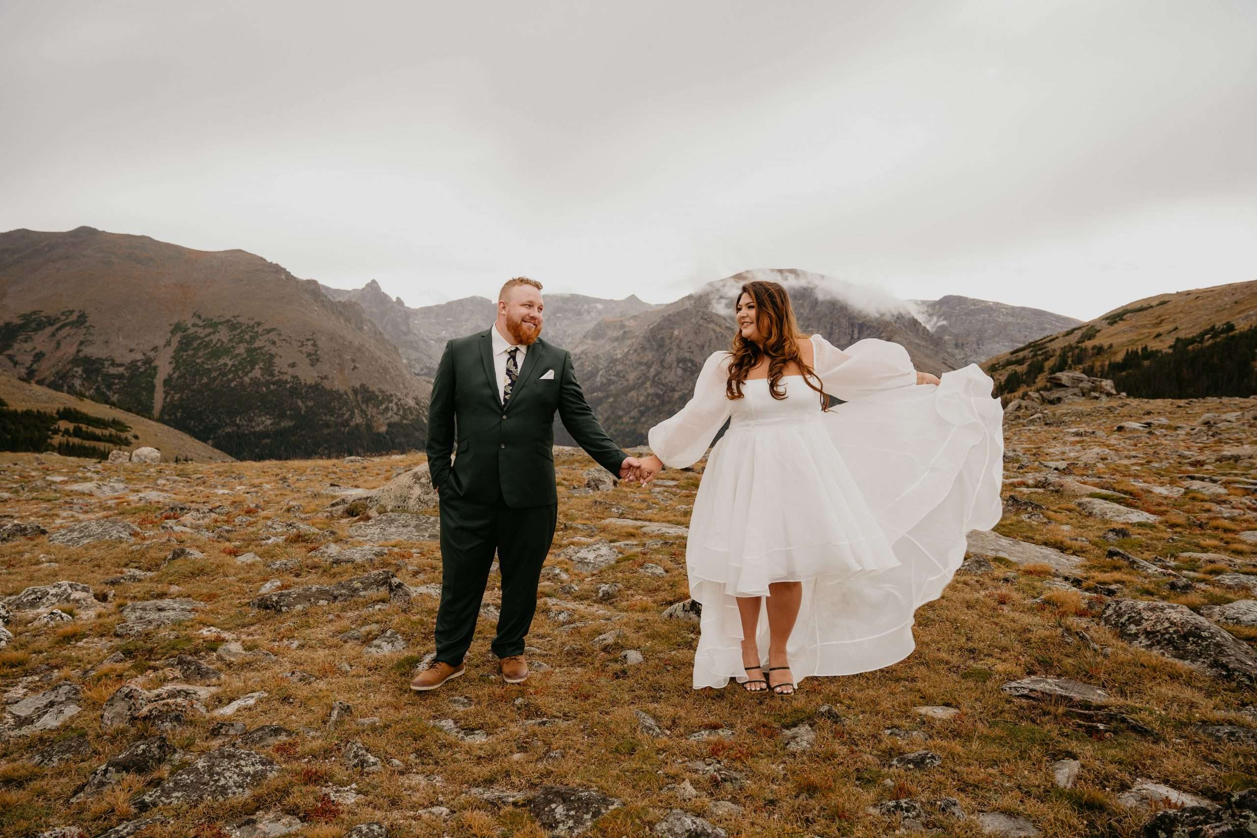 Engagement Session with Stunning Rocky Mountain Views