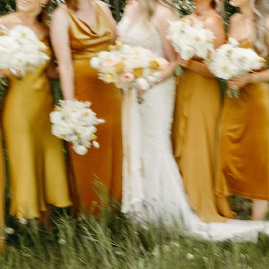 Bright and Retro Alberta Wedding