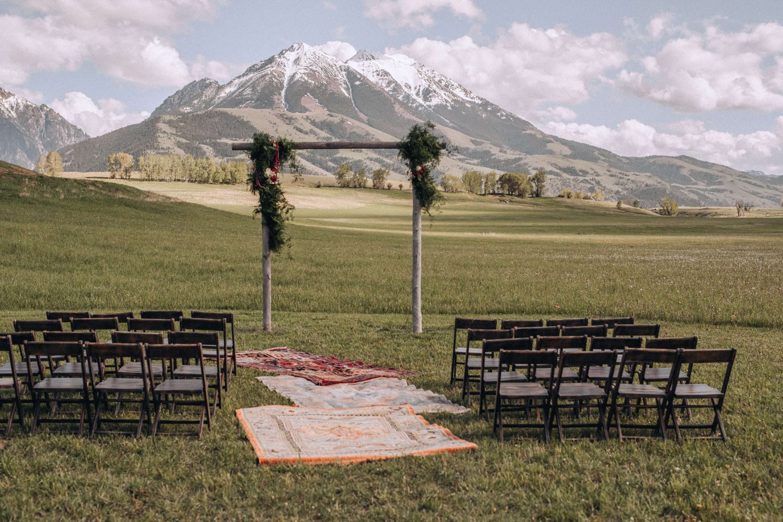 Outdoor Wedding with Killer Rocky Mountain Views