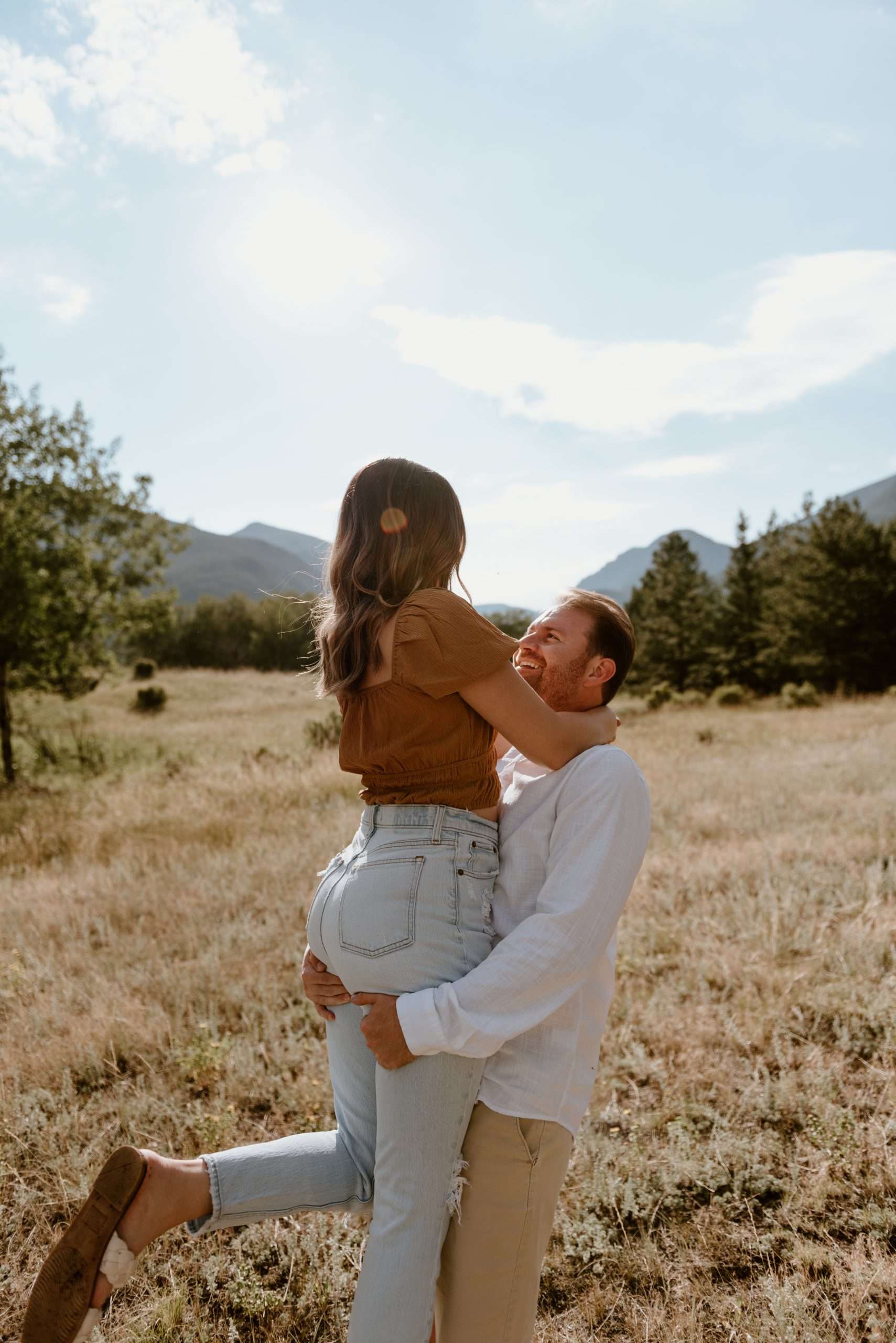 Casual Rocky Mountain Engagement Sesh